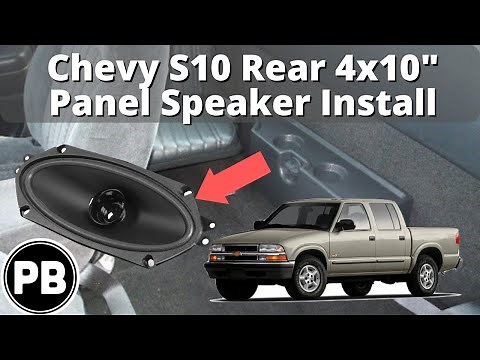 1998 - 2004 Chevy S10 Jimmy Sonoma Rear Speaker Install