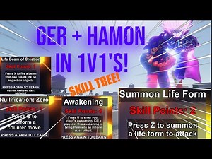[YBA] GER + Hamon In 1v1's + Skill Tree!
