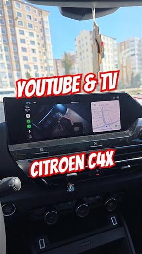 Citroen C4x YouTube & Tv ✅ Fermata Auto Android 16