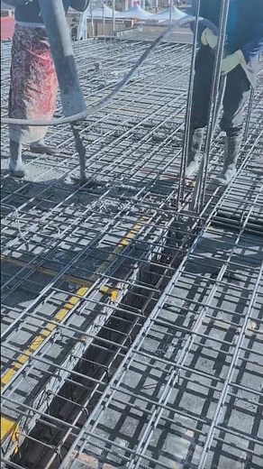 casting process during construction