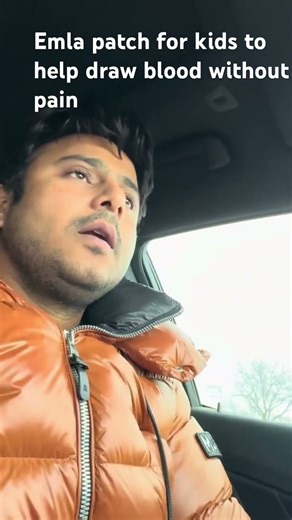 Emla patch numbs the area and it’s is used for toddlers or kids to draw blood without pain