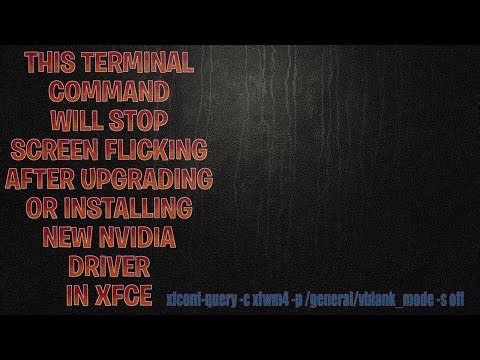 This Command Will Stop Flicky Wicky Screen With New NVIDIA Driver