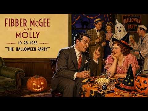 Fibber McGee and Molly | The Halloween Party (10-28-1935) Vintage Halloween OTR Comedy