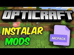 HOW TO GET MODS IN OPTICRAFT BEDROCK