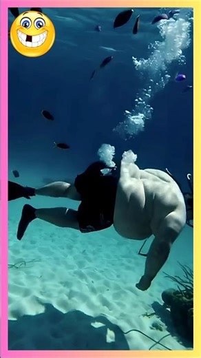 😂🤣 Funny Video, Fart Accident At Scuba Diving #shorts #comedyskitsusa