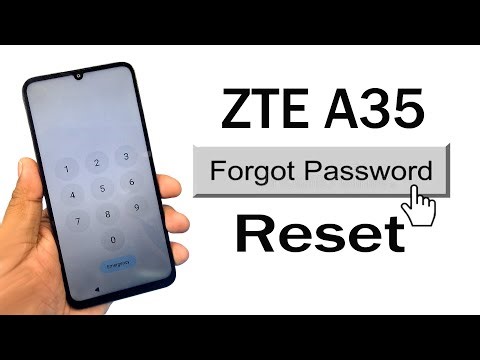 ZTE Blade A35 Screen lock Reset