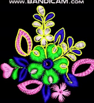 Indian Floral Embroidery Design, Multi Shapes (digital Download) - Etsy