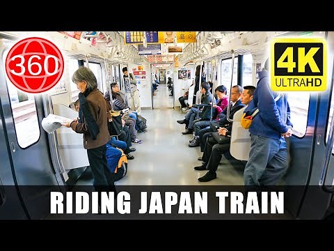 [4K 360°] Riding the Train In Osaka, Japan || JAPAN 360