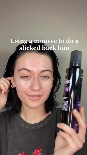 Slick Back Hair with Moose | Hair Styling Tutorial