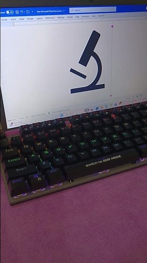 typing fast reveals the microscope #keyboard #challenge #typing