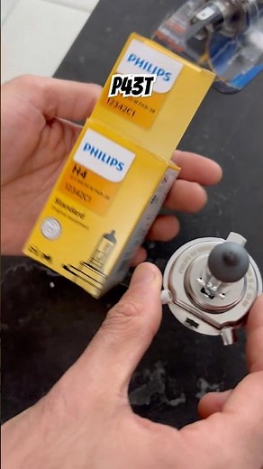 Lámpara Philips H4 Alta y Baja Halógena 12v 60/55w para Auto Camion Camioneta Moto #philips #h4led