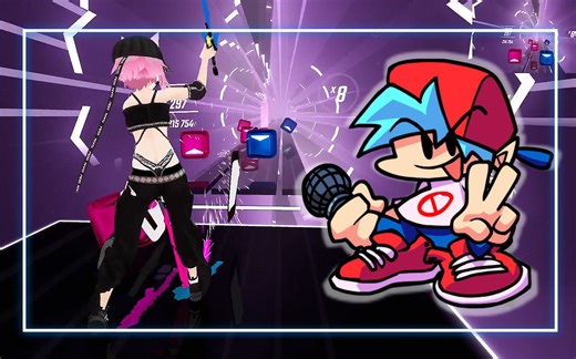 【节奏光剑】FNF周五放克夜 - Ruv 来决斗吧！ Zavodila (Expert+)