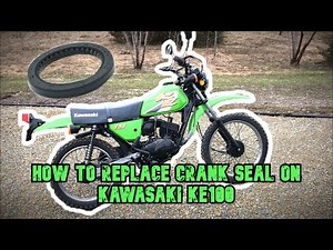 How to replace crank seal on Kawasaki KE100 (Tutorial)