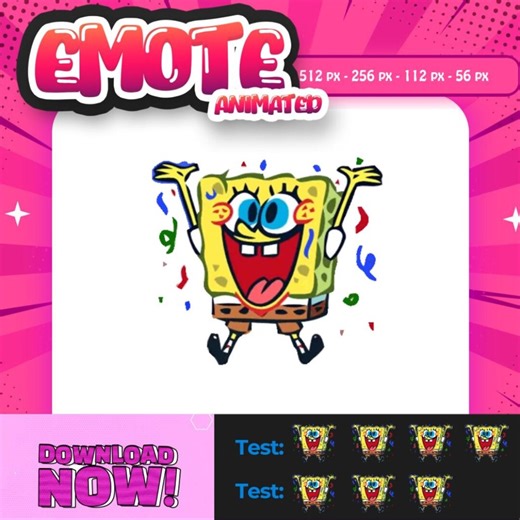 Animated Twitch Emote | Celebrate GIF | Instant Download