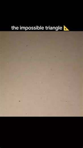 How to draw the impossible triangle