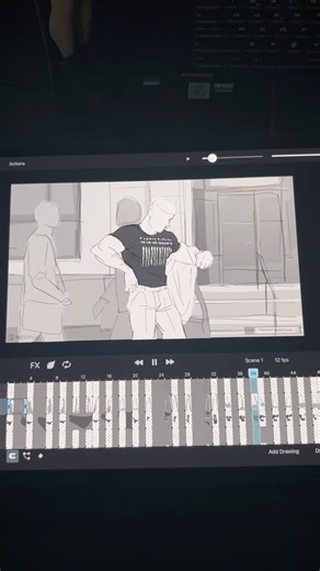 #Animation sketch of Manny after work. Video is uploaded too 🙂‍↕️ #ocs #originacharacter