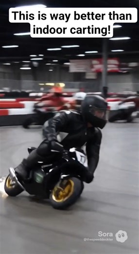 Sora AI making anyone a champion of anything! #sora #ai #pocketbike #racing