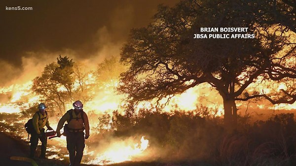 JBSA-Camp Bullis brush fire 50% contained; 2,800 acres burned