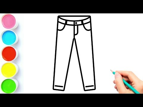 How to Draw Jeans | How to Draw Pant | How to Draw Denim | Draw Smart