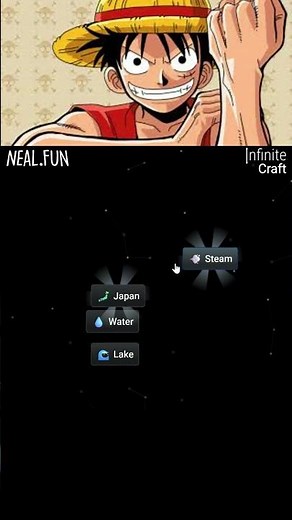 How to make Luffy in Infinite Craft #infinitecraft #luffy