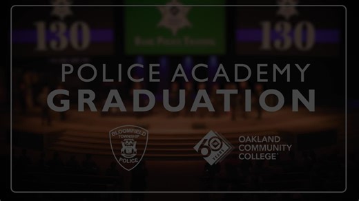 #bloomfieldtownship #policegraduation #publicsafety #communitystrong #lawenforcement #newrecruits #oaklandpoliceacademy #policetraining #townshippride | Bloomfield Township