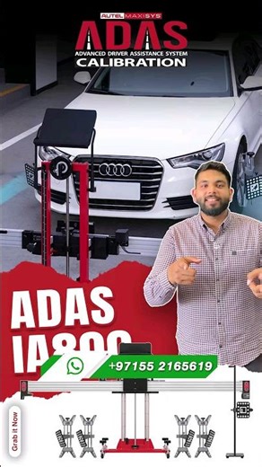 The MaxiSYS IA800 Advanced ADAS Calibration #autel #