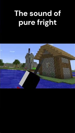 The sound of pure fright #minecraft #horror #shorts