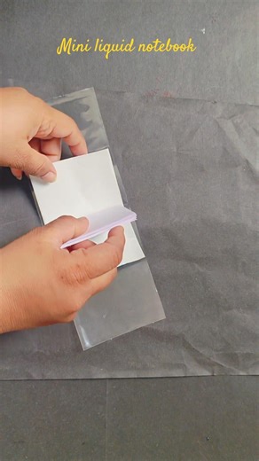 Diy mini liquid notebook#youtubeshorts#papercrafts #diy#craft#shorts