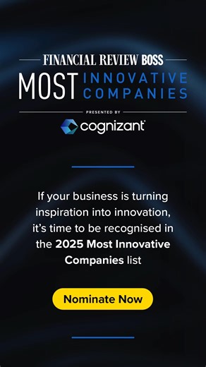 The Australian Financial Review is proud to celebrate companies shaking up industry standards. If your business is turning inspiration into innovation, it’s time to be recognised in the 2025 Most Innovative Companies list. Be it design, experience, or people-led, there are endless forms of innovation and we want to shine a spotlight on them all. Nominate for free today! Nominations close Tuesday April 29, 2025. | Financial Review | Facebook