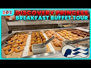 Delicious Breakfast on the Discovery Princess: World Fresh Marketplace Breakfast Buffet!