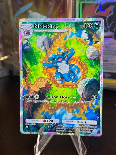 Nidoking Shiny Shining Card Fan Art - Etsy