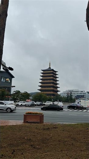 Hwangnyongwon tower at Gyeongju... #korea