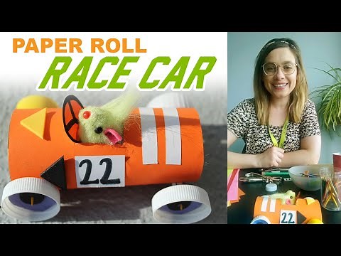 STEAM Activity: Simple Machines: Toilet Paper Roll Race Car