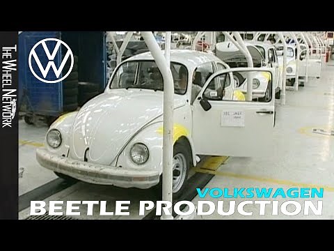 Volkswagen Beetle Production in Germany and Mexico (Historic Footage 1974-2003)