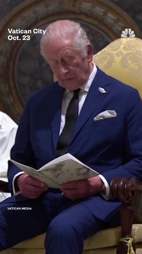 1.5M views · 68K reactions | Pope Leo hosts King Charles and Queen Camilla at the Vatican in visit that aims to create closer ties between the Catholic Church and the Church of England. | NBC News | Facebook