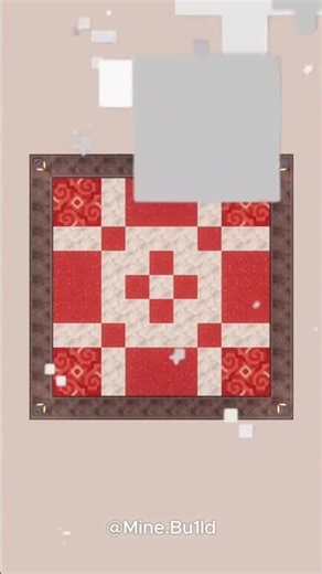 Red Floor patterns Minecraft | PART 1