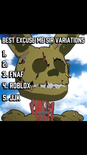 • Best Excuse Me Sir Variations • #doomposting #edit #rating #theboys #jjk #roblox#fnaf #excusemesir