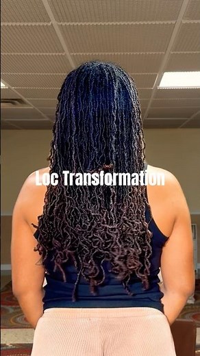 Straight to Curly Locs in 4 Seconds! | Loc Transformation