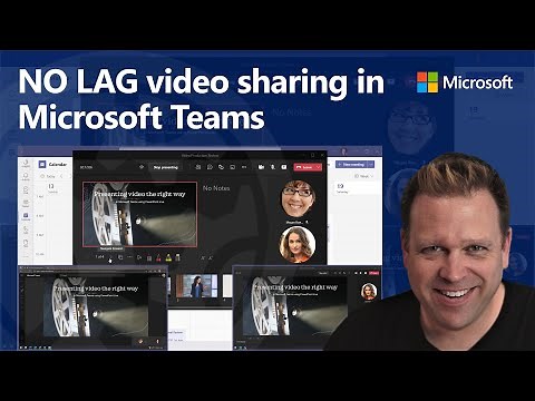 How to present videos in Microsoft Teams meetings WITHOUT LAG using web streaming & PowerPoint Live