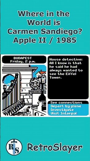 Where in the World is Carmen Sandiego? Gameplay Apple II