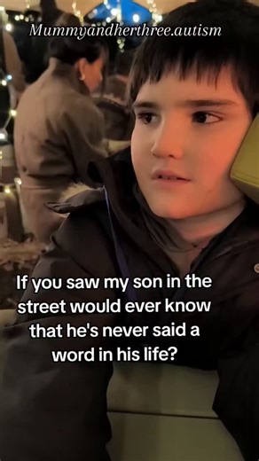 Who would truly know at a glance? Those parents who know the signs, like noise cancelling headphones, a chew around his neck, his stimming, or his inability to follow an instruction, might. All of these things however take extra attention. To most people in life, those passing him by in a second, would never know that he is nonverbal. Oliver is a prime example of how not all disabilities are visible. He has an intellectual disability that can't be seen with the eye, he doesn't say words and he s
