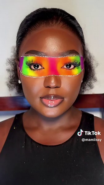 Rainbow Tape Makeup Tutorial | Vibrant Beauty Transformation