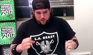 Guy smashes record for eating 'Ghost Peppers'