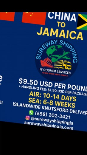 Simplified Shipping From China to Jamaica Made Easy