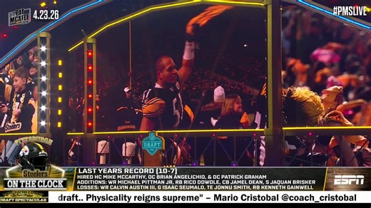 RT @PatMcAfeeShow: HELLL YEAHTHIS IS AWESOME #PMSDraftSpectacular