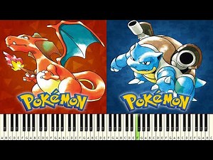 Pokémon Red and Blue - Title Theme - EASY PIANO TUTORIAL
