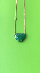 Fun fact of the day: green agate has long been associated with renewal, growth and abundance. (P.S. Green is also the global color for mental health awareness—which makes it all the more appropriate that 100% of the profits from this @‌blhensonfoundation x kate spade new york necklace will go to providing women and girls with access to mental health.) #katespadeny #katespadenyimpact | kate spade new york