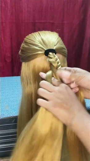 8/90Navratri Rose Bun🌹Roz 6baje ek naye hairstyle sikhti hu no Course,no parlour💖kaisa laga comment