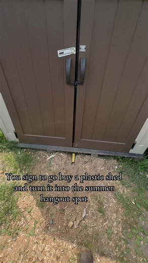 Plastic Shed Summer Hangout Ideas