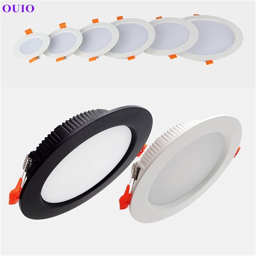 Recessed Ultra-thin LED Downlight 110V-240V Dimmable Ceiling Lamp Warm Neutral White Supermarket 5W7W9W12W15W18W 24W30W Lighting - AliExpress 39